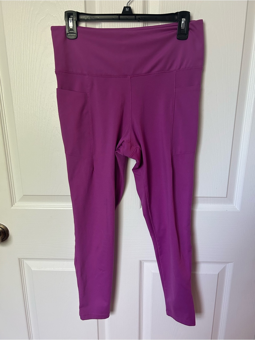 Danskin Pink/ Magenta High Waisted Leggings Size Large